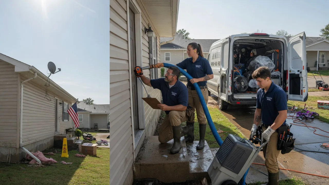 Ceiling Water Damage Restoration in Stanford, IL near me